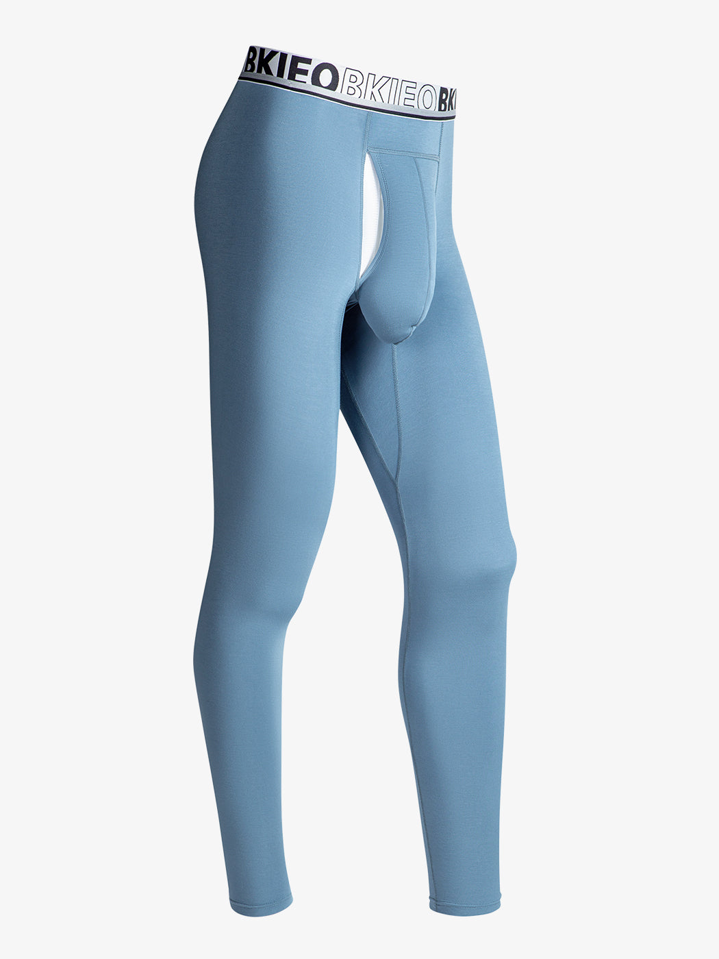 Spacious Pouch Long Johns w Fly Made from TENCEL Modal Fibers BKIEO