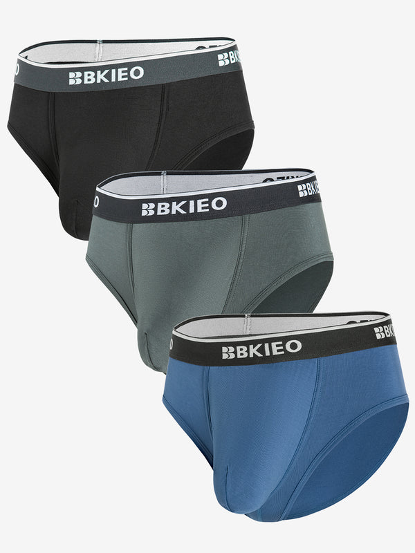 Modal Ball Support Spacious Pouch Briefs for Daily Wear, 3-Pack